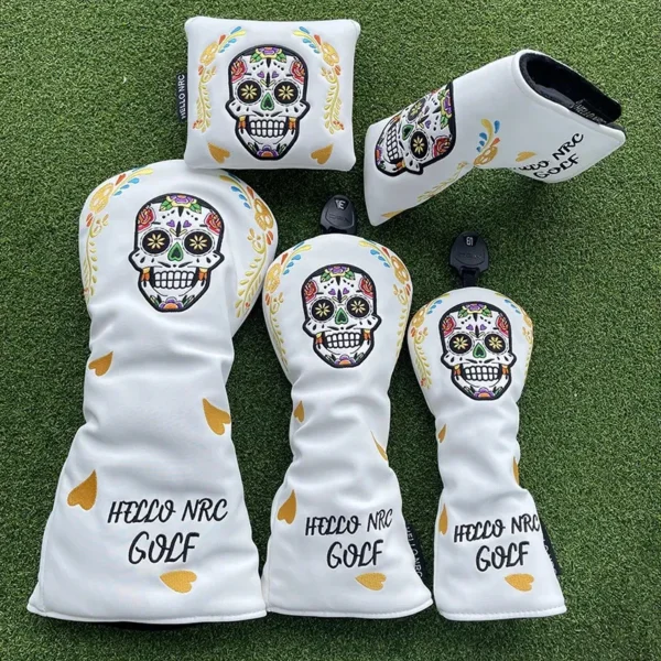 Headcover Dödskalle Vit / Putter - Bild 2