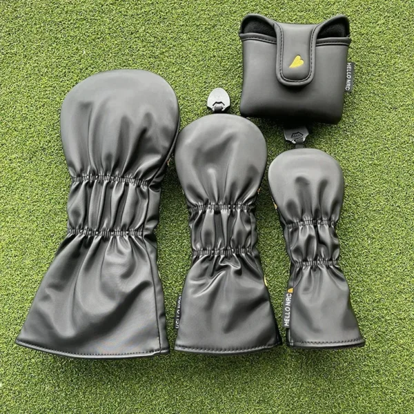 Headcover Dödskalle Svart / Mallet Putter - Bild 4