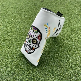 Headcover Dödskalle Vit / Putter