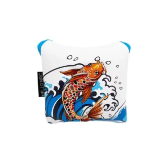 Headcover Koi Fisk Vit / Mallet Putter