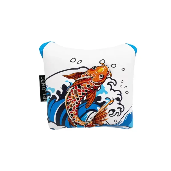 Headcover Koi Fisk Vit / Mallet Putter