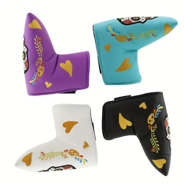 Headcover Dödskalle Lila / Putter - Bild 4