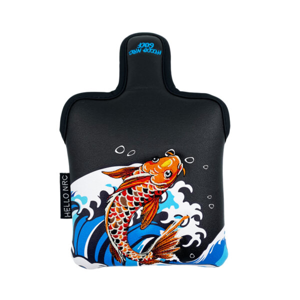 Headcover Koi Fisk Svart / Mallet Putter - Bild 2