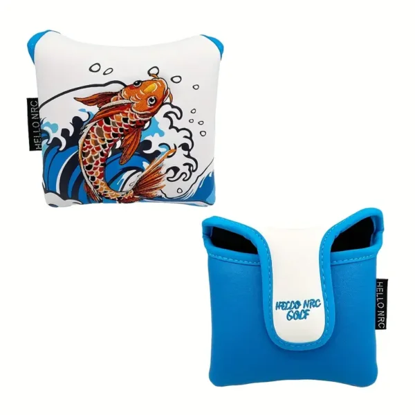 Headcover Koi Fisk Vit / Mallet Putter - Bild 2